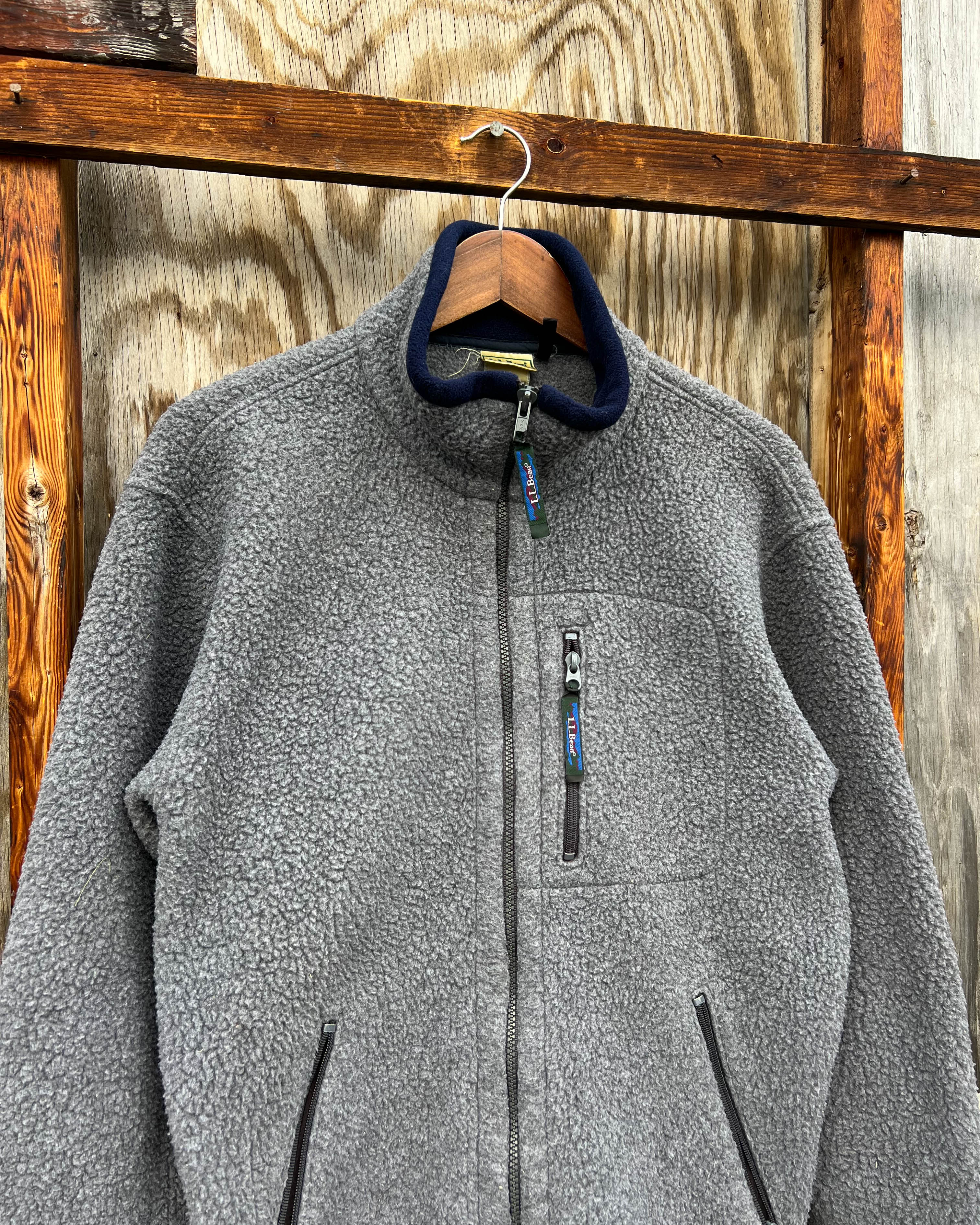 L.L.Bean vintage zip-up fleece jacket