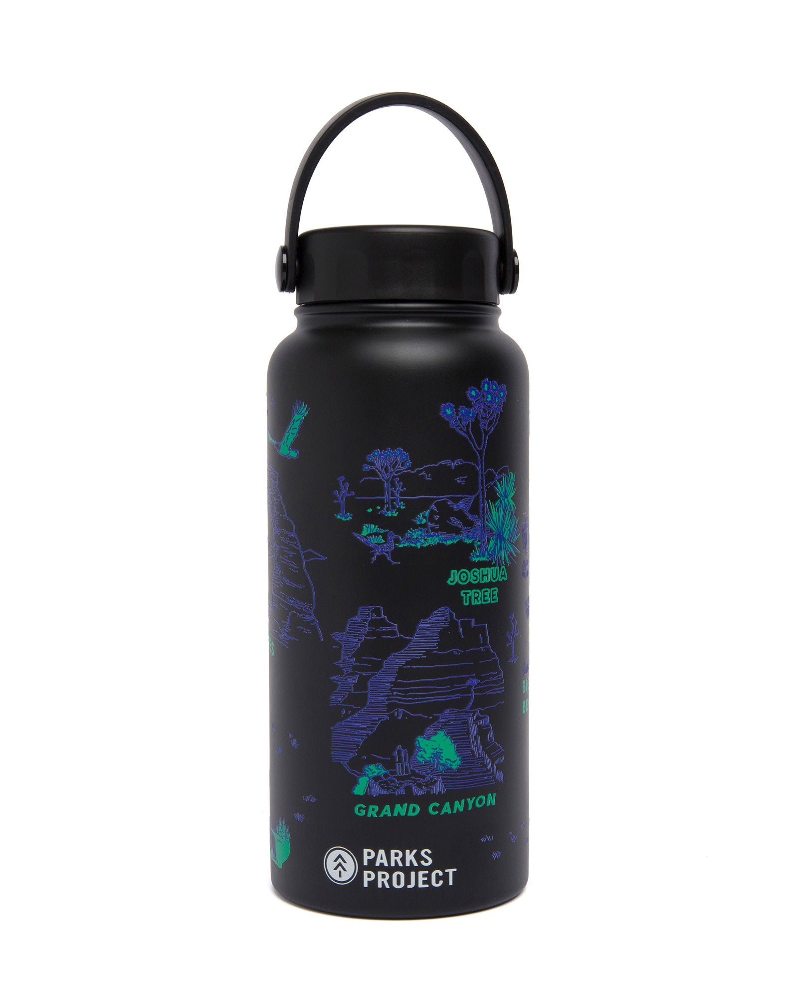 National Park Stainless Steel Water Bottle, Handle Lid – National Park  Obsessed