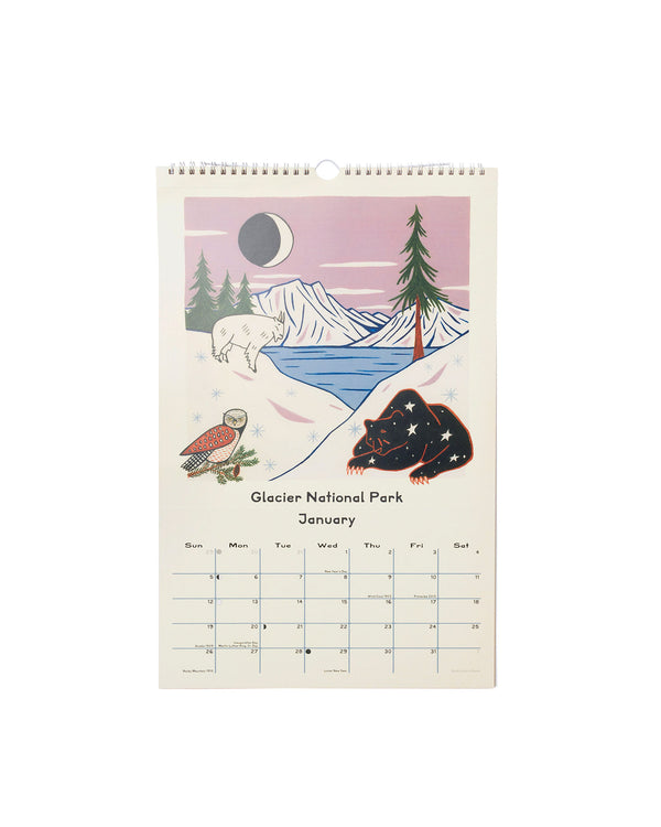 Shop 2025 Parks Project National Parks Calendar Inspired by Parks | multi-color