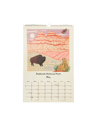 Shop 2025 Parks Project National Parks Calendar Inspired by Parks | multi-color