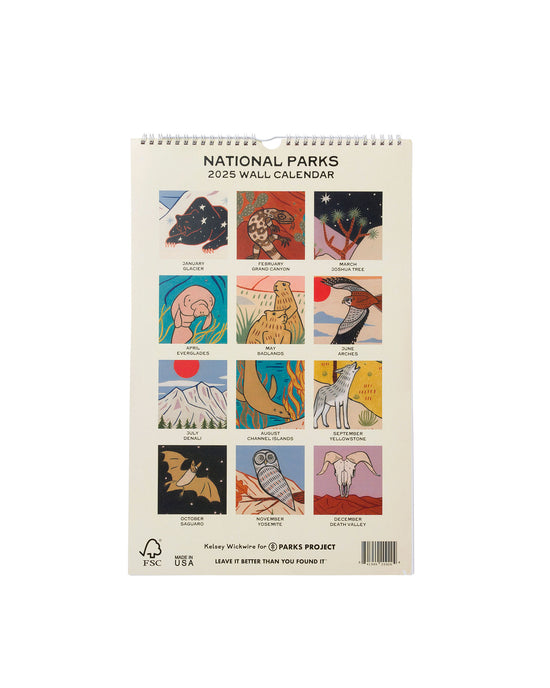 Shop 2025 Parks Project National Parks Calendar Inspired by Parks