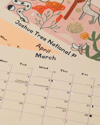 Shop 2025 Parks Project National Parks Calendar Inspired by Parks | multi-color