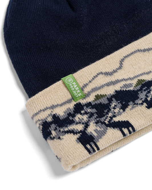 Shop Acadia Moose Beanie Inspired by Acadia National Park | navy