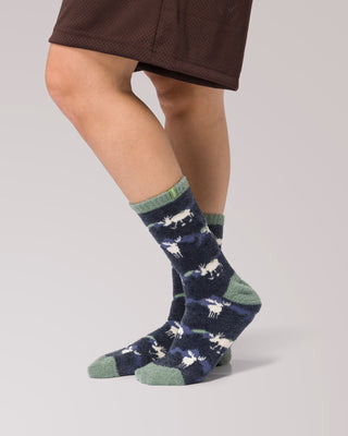 Shop Acadia Moose Cozy Sock 2 Pack Inspired by Acadia | multi-color