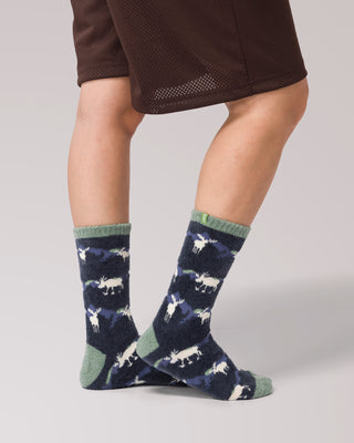 Shop Acadia Moose Cozy Sock 2 Pack Inspired by Acadia | multi-color