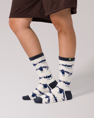 Shop Acadia Moose Cozy Sock 2 Pack Inspired by Acadia | multi-color