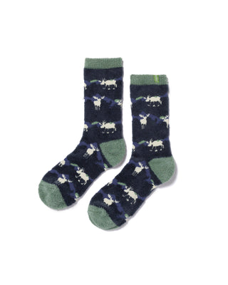 Shop Acadia Moose Cozy Sock 2 Pack Inspired by Acadia | multi-color