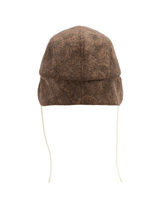 Shop Autumn Forest Floor Cord Flap Cap Inspired by Autumn in Parks | khaki-multi