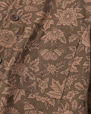 Shop Autumn Forest Floor Trail Chore Coat Inspired by Autumn in Parks | khaki-multi