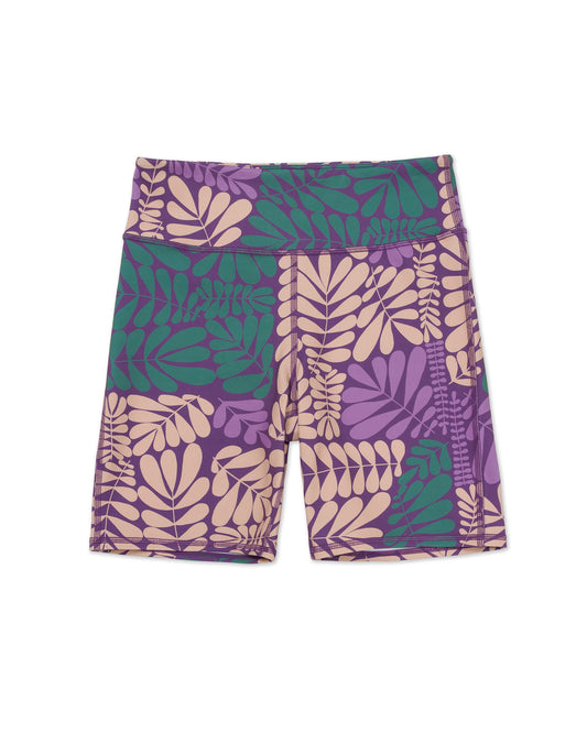 Shop Big Sur Ferns Recycled Hiker Short Inspired by Big Sur | purple-and-cream