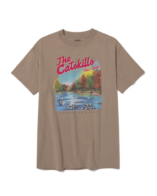 Shop Catskills Vintage Tee Inspired by Catskills | mushroom-grey