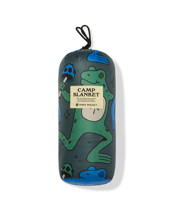 Shop Dancin' Frogs Recycled Camp Blanket Inspired by National Parks | green