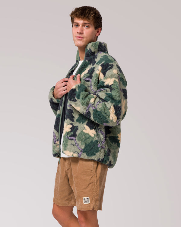 Shop Dr. Seuss x Parks Project Camo Full Zip High Pile Fleece sagebrush-camo