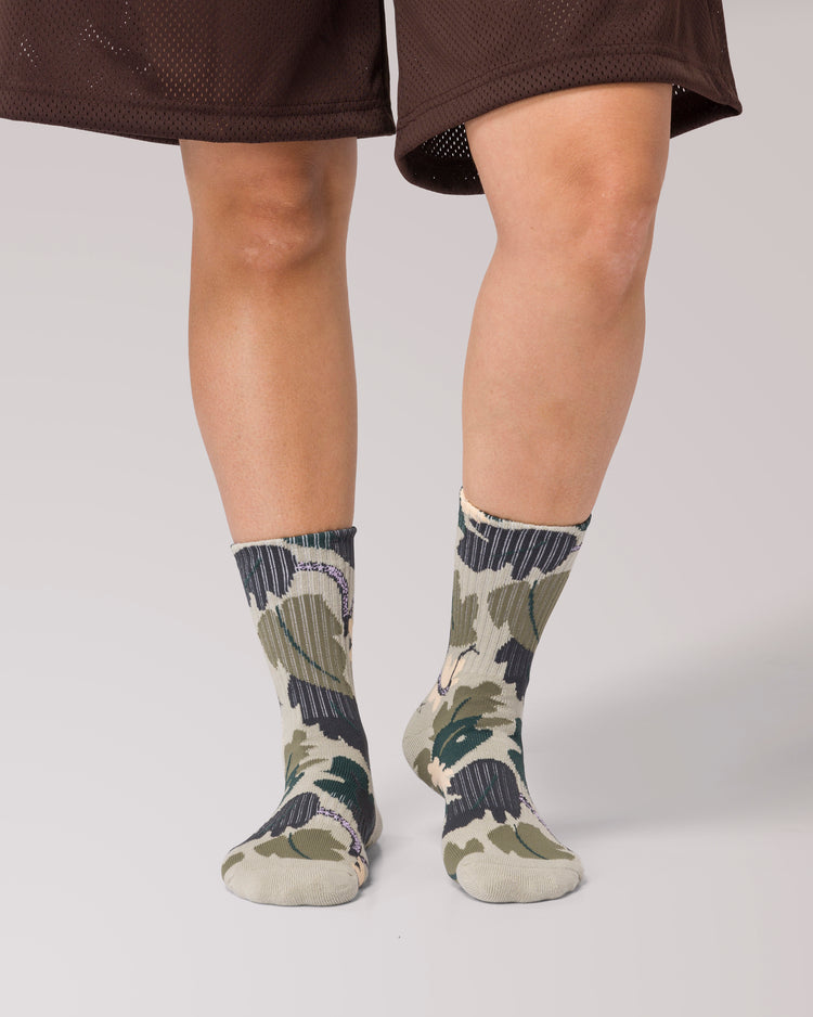 Shop Dr. Seuss x Parks Project Striped Camo Trail Crew Sock 2 Pack | multi-color