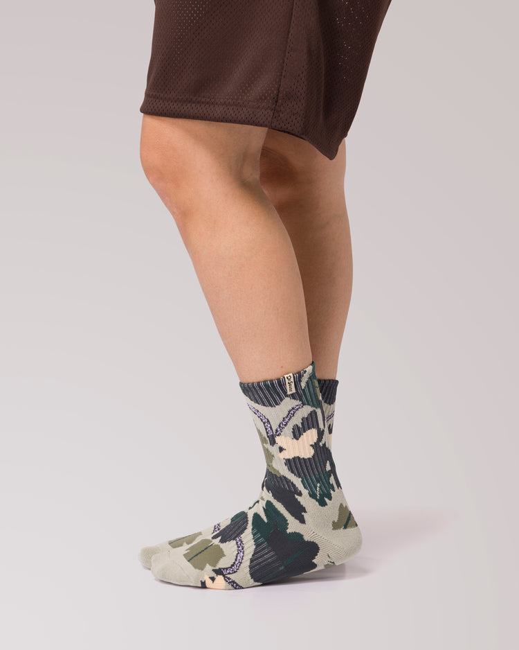 Shop Dr. Seuss x Parks Project Striped Camo Trail Crew Sock 2 Pack | multi-color