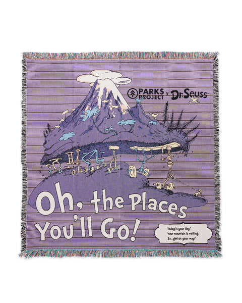 Shop Dr. Seuss x Parks Project Striped Woven Blanket