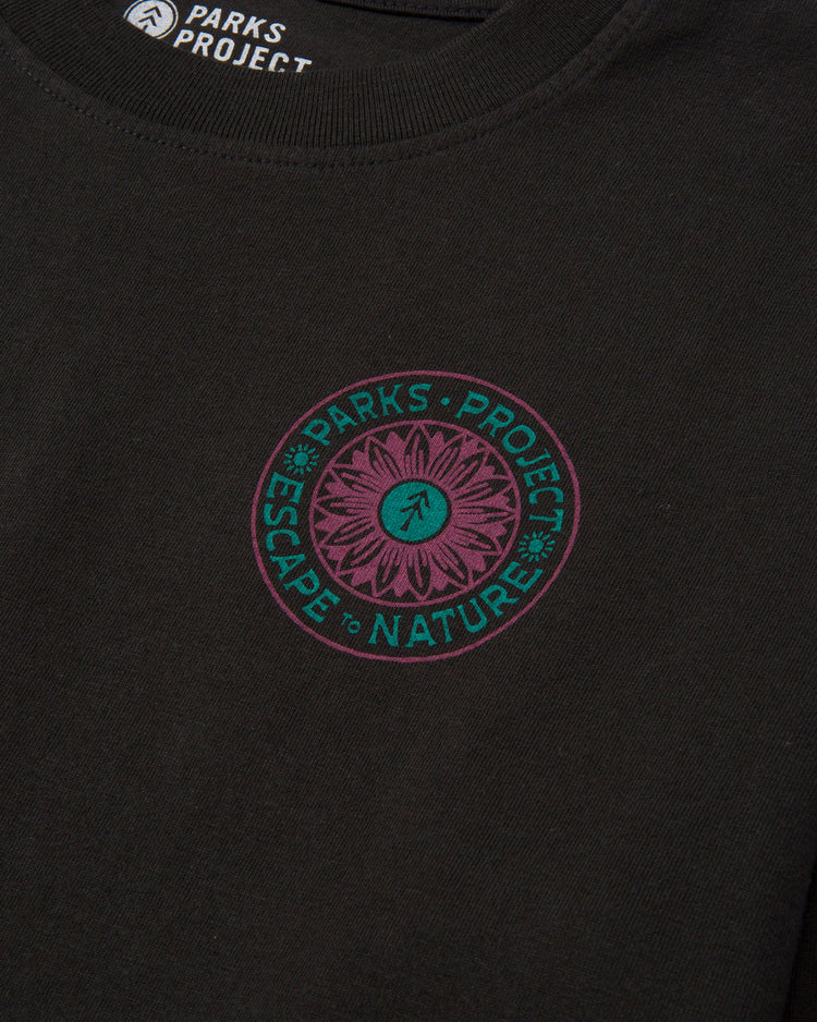 Shop Escape to Nature Boxy Long Sleeve Tee Inspired by our Parks | vintage-black