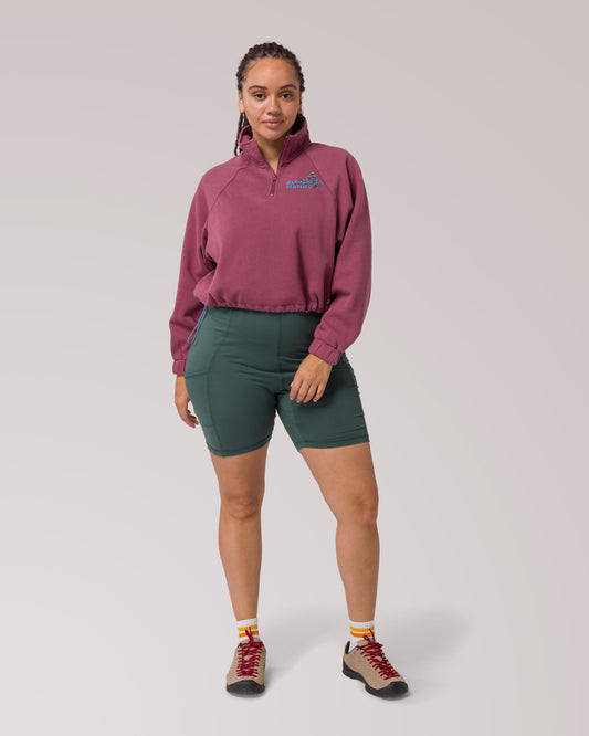 Shop Escape To Nature Fox Women's Quarter Zip Fleece Inspired by Parks | berry