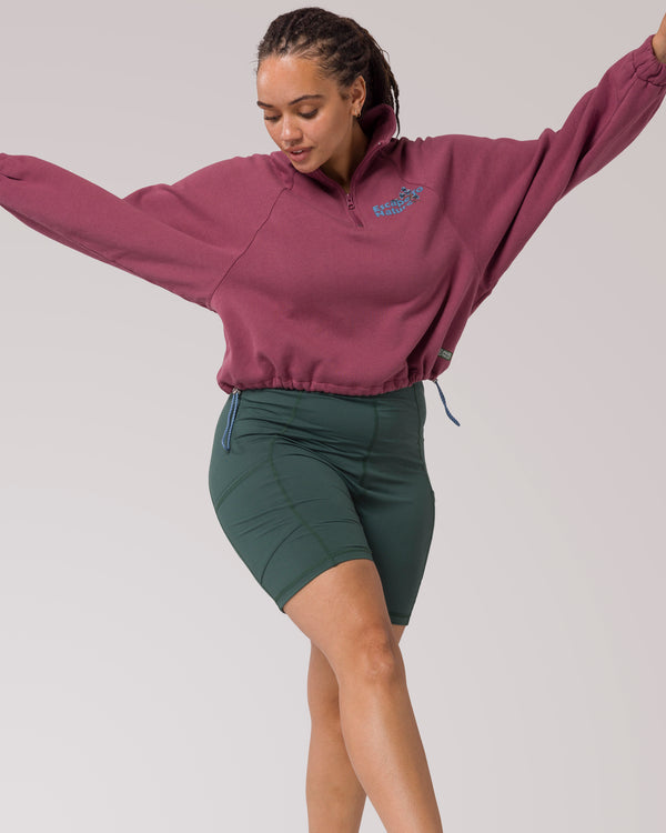 Shop Escape To Nature Fox Women's Quarter Zip Fleece Inspired by Parks | berry