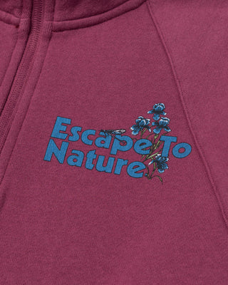 Shop Escape To Nature Fox Women's Quarter Zip Fleece Inspired by Parks | berry