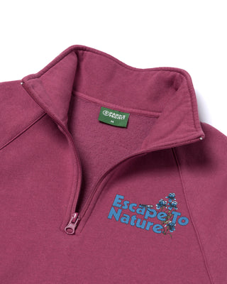 Shop Escape To Nature Fox Women's Quarter Zip Fleece Inspired by Parks | berry