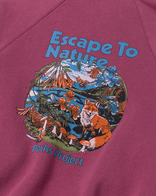 Shop Escape To Nature Fox Women's Quarter Zip Fleece Inspired by Parks | berry