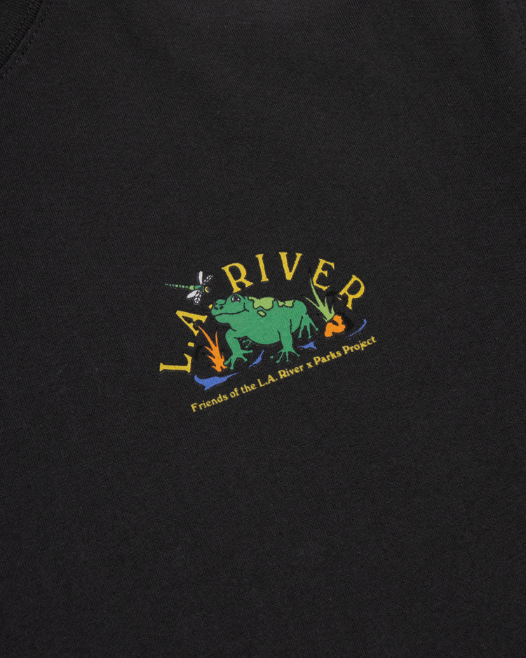 Shop LA River Toadally Rules Tee Inspired by the LA River | vintage-black