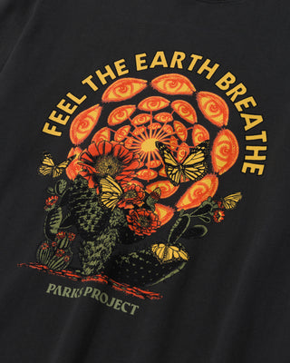 Shop Feel The Earth Breathe Butterfly Long Sleeve Tee | vintage-black