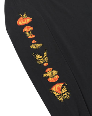 Shop Feel The Earth Breathe Butterfly Long Sleeve Tee | vintage-black