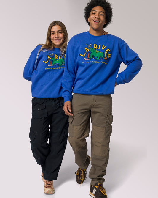 Shop LA River Toadally Crew Inspired by the LA River | pacific-blue