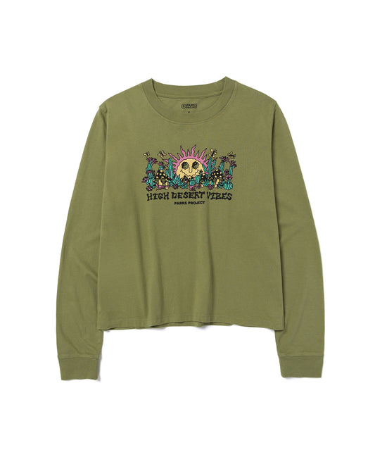 Shop High Desert Vibes Sun Boxy Long Sleeve Tee Inspired by Parks