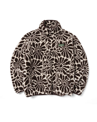 Shop High Desert Wildflowers High Pile Fleece Inspired by the Desert | brown-and-natural