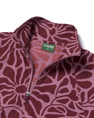 Shop High Desert Wildflowers Quarter Zip Windbreaker Inspired by our Parks | mauve-orchid