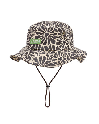 Shop High Desert Wildflowers Sun Hat Inspired by our Desert Parks | brown-and-natural