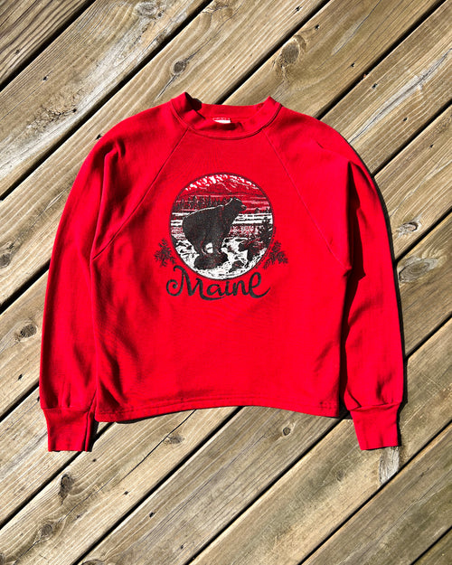 Vintage Maine Bear Crewneck