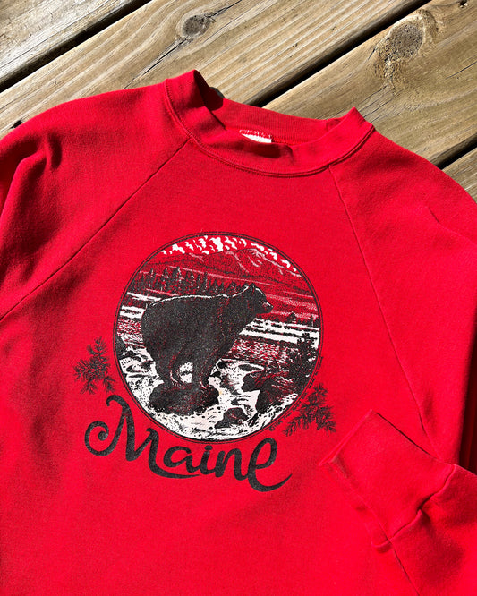 Vintage Maine Bear Crewneck