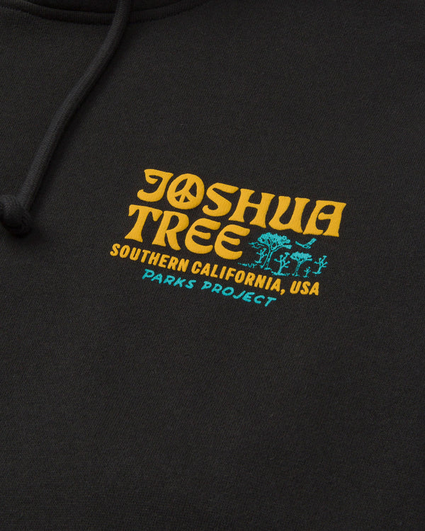 Shop Vintage Black Joshua Tree Puff Print Hoodie | vintage-black