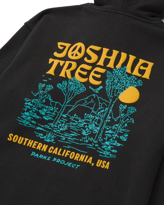 Shop Vintage Black Joshua Tree Puff Print Hoodie | vintage-black