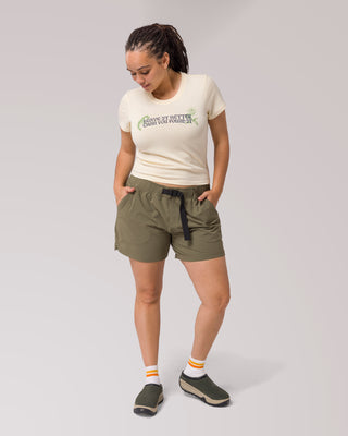 Shop Leave It Better Iris Women's Baby Tee Inspired by our Parks | natural