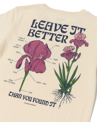 Shop Leave It Better Iris Women's Baby Tee Inspired by our Parks | natural