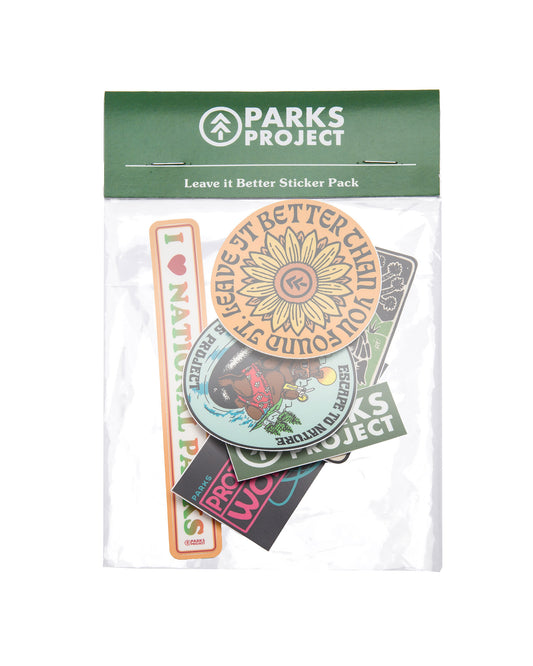 Shop Leave It Better Sticker Pack Inspired By National Parks Inspired by our National Parks | multi-color