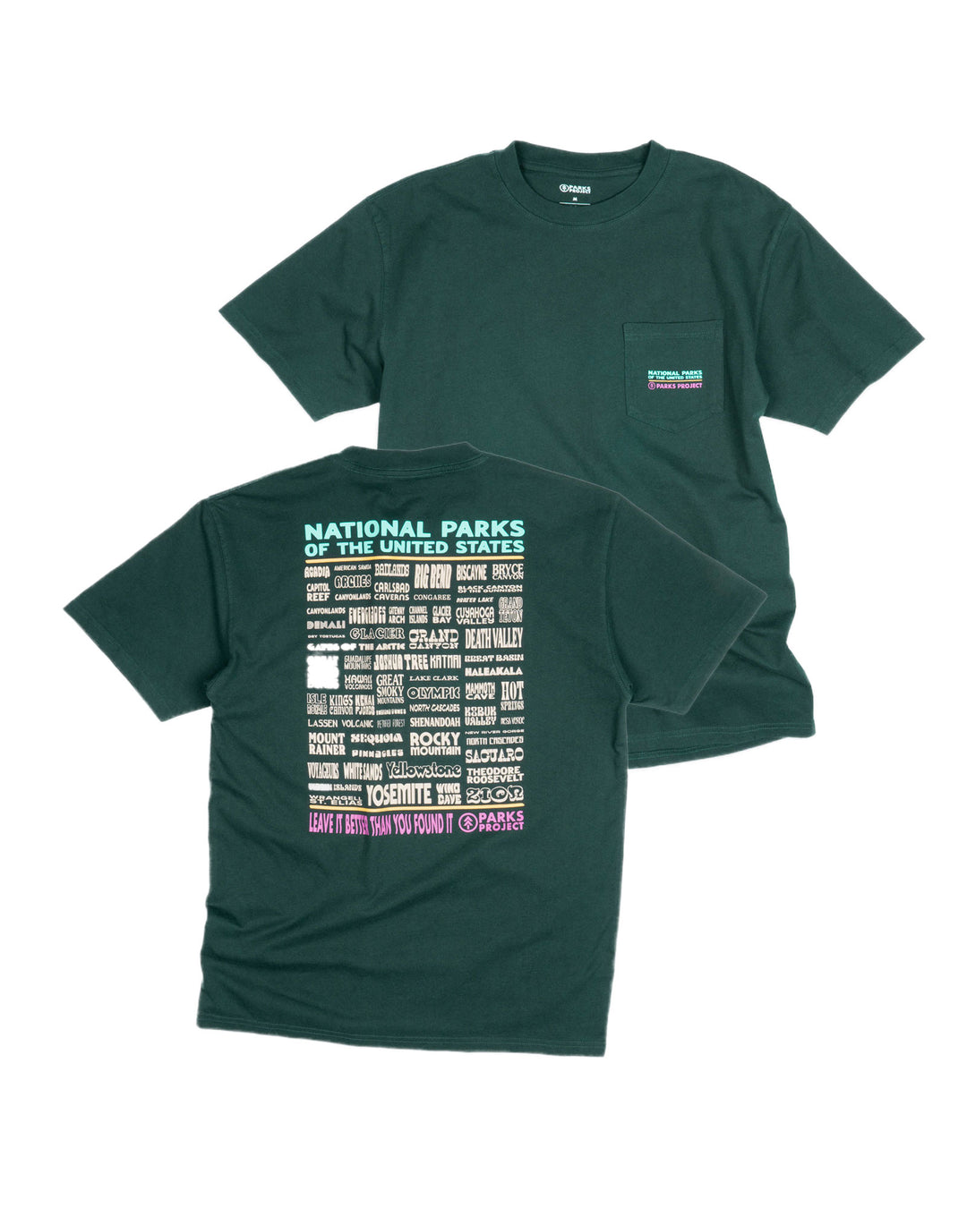 Shop National Parks Lineup Pocket Tee Inspired by the National Parks ...