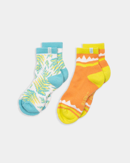 Shop Merrell x Parks Project Hiking Socks 2 Pack Inspired by our Parks | natural-and-orange