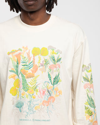 Shop Merrell x Parks Project Shrooms In Bloom Long Sleeve Tee | natural
