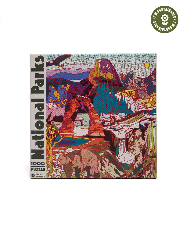 Shop 1000-Piece Collage Puzzle Inspired By US National Parks | multi-color