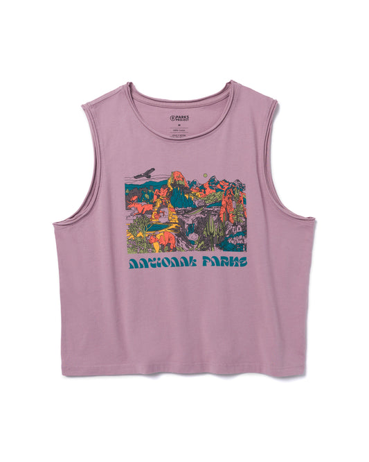 Shop National Park Collage Tank Inspired by National Parks