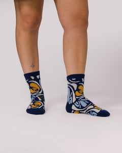 shop parks wonderland hiking sock 2 pack inspired by national parks | natural-and-navy