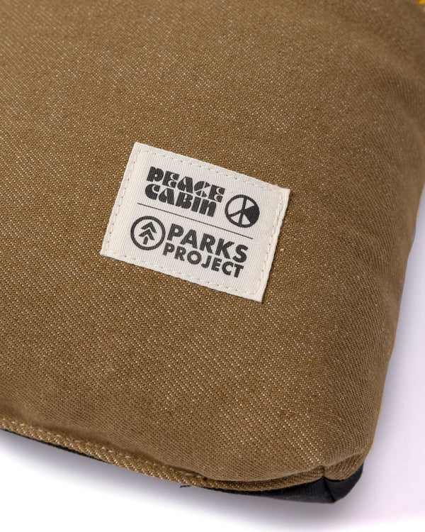 Shop Peace Cabin x Parks Project Wander at Sunset Camp Cushion | brown