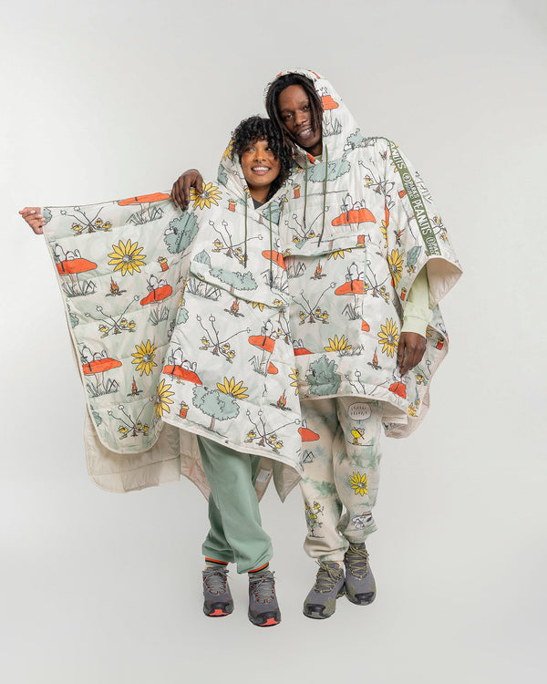 Shop Peanuts 3-in-1 Packable Poncho Inspired by National Parks | light-green