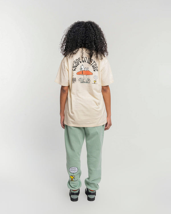 Shop Peanuts Escape To Nature Pocket Tee Inspired by Parks | natural